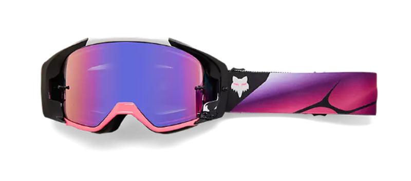 Fox Racing Vue Syz Spark Mirrored Lens Goggles in Light Grey-1